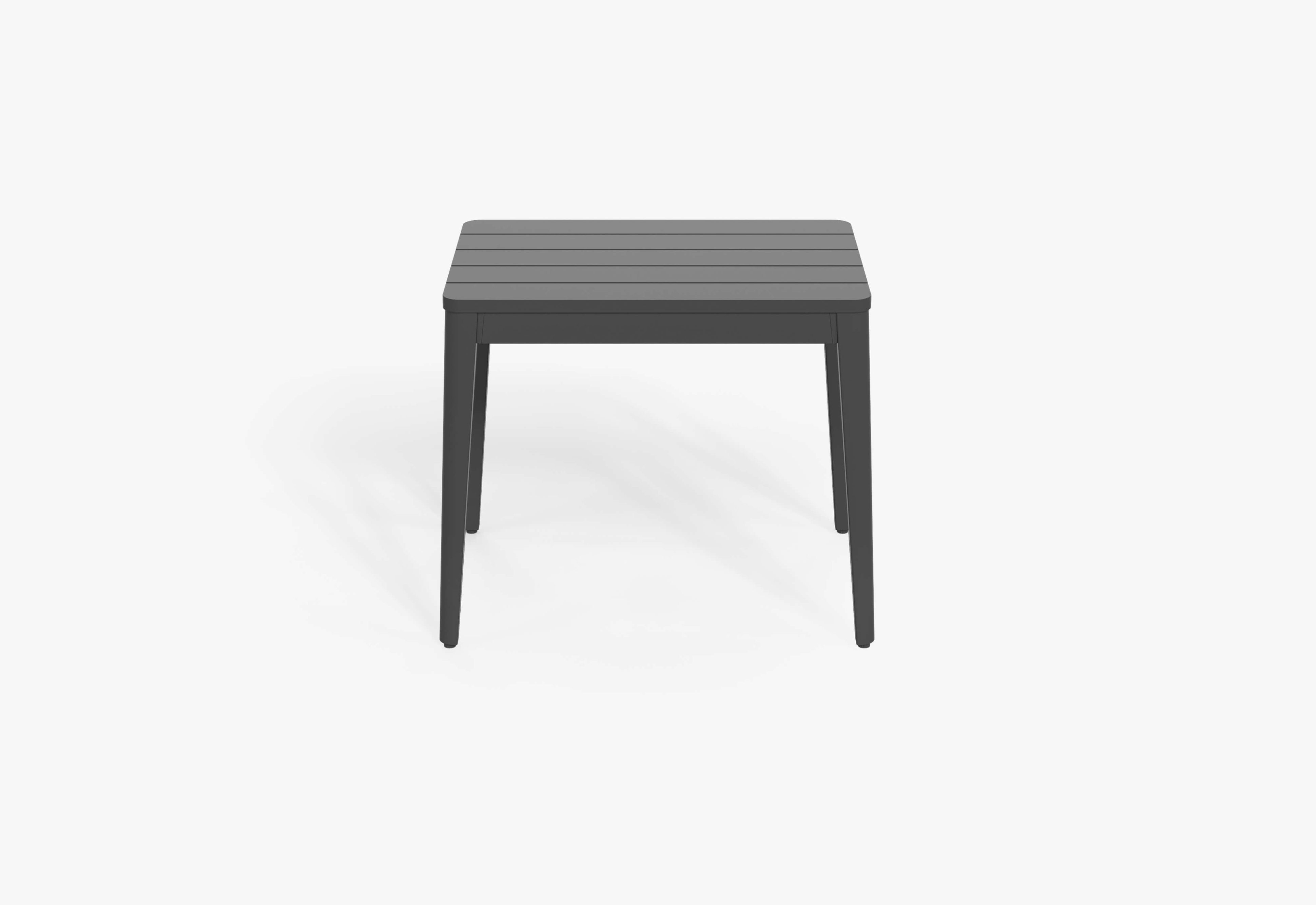 Aluminum and OuterStone Side Table By Outer