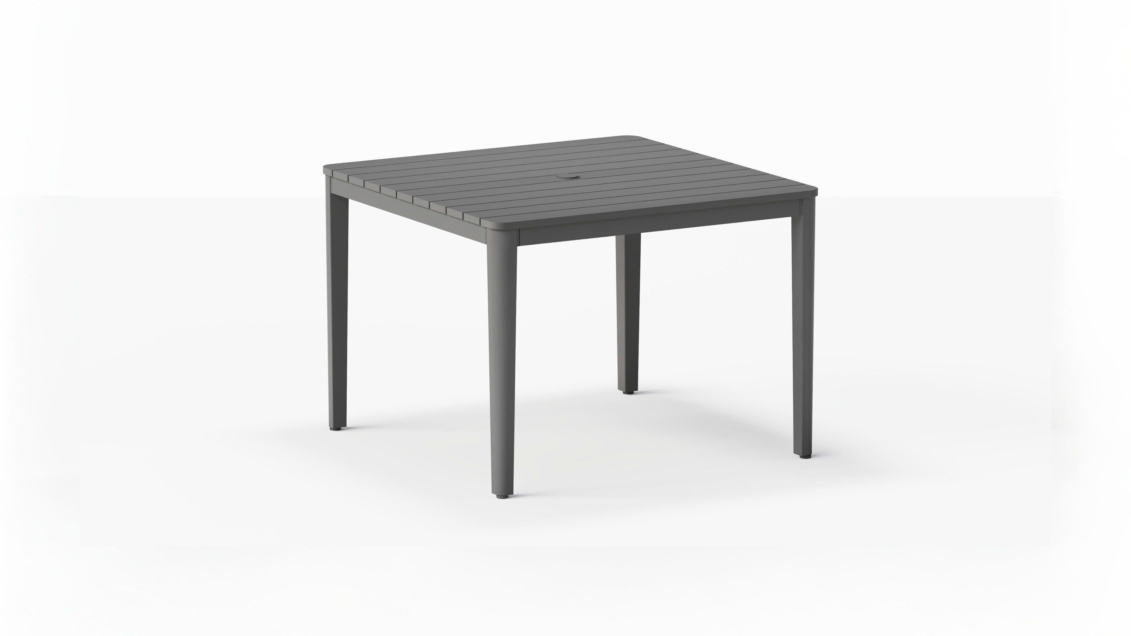 Aluminum Square Dining Table By Outer