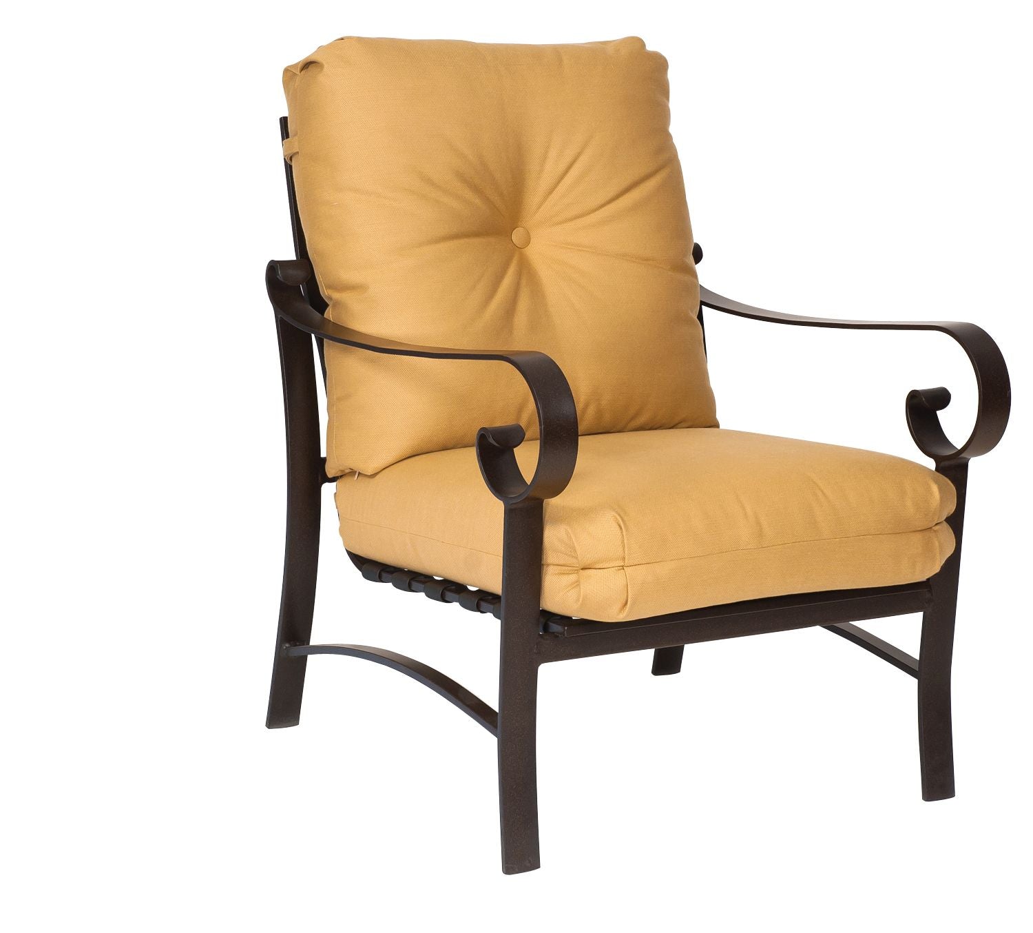 Belden Cushion Stationary Lounge Chair By Woodard