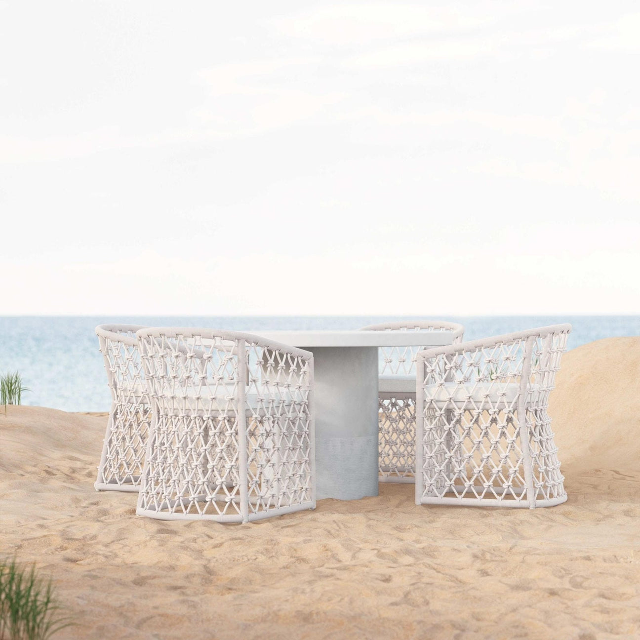 Cabo 48" Round Dining Table by Azurro Living