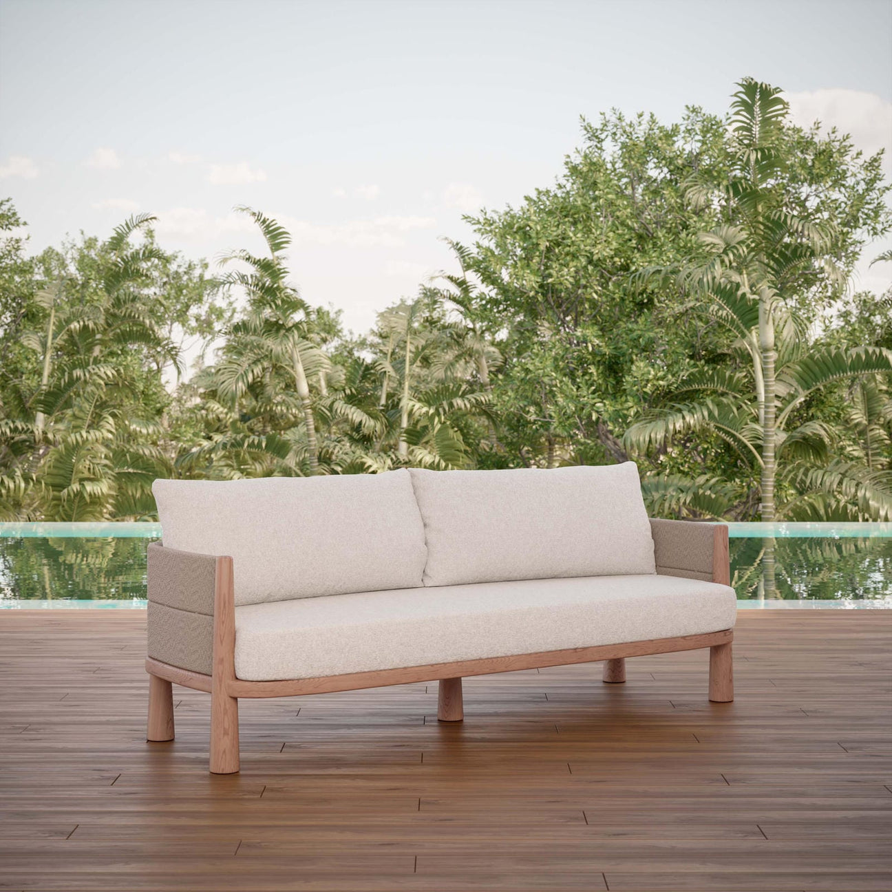 Biscayne 3 Seat Sofa by Azurro Living
