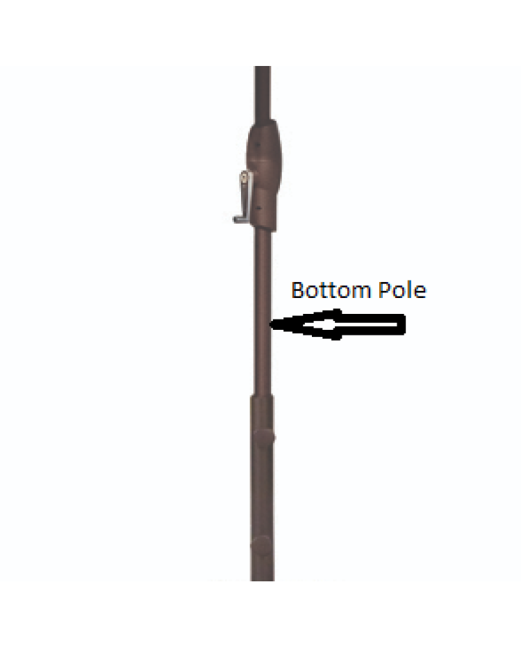 8’x10’ AUTO TILT BOTTOM POLE