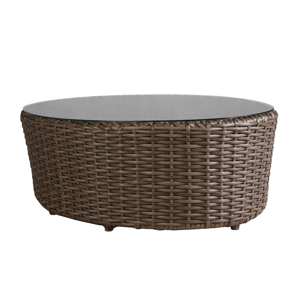 Largo 48” Oval Cocktail Table by Lloyd Flanders