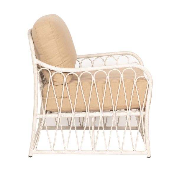 Cane Lounge Chair By Woodard