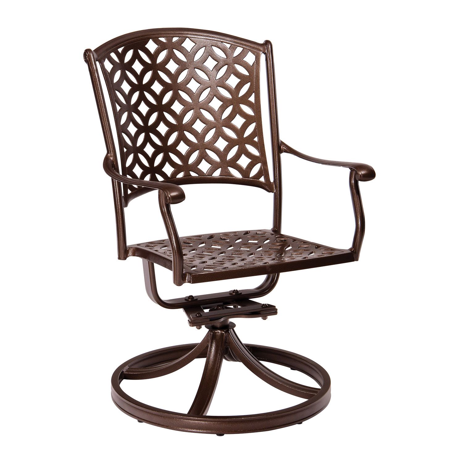 Casa Swivel Rocking Dining Armchair By Woodard