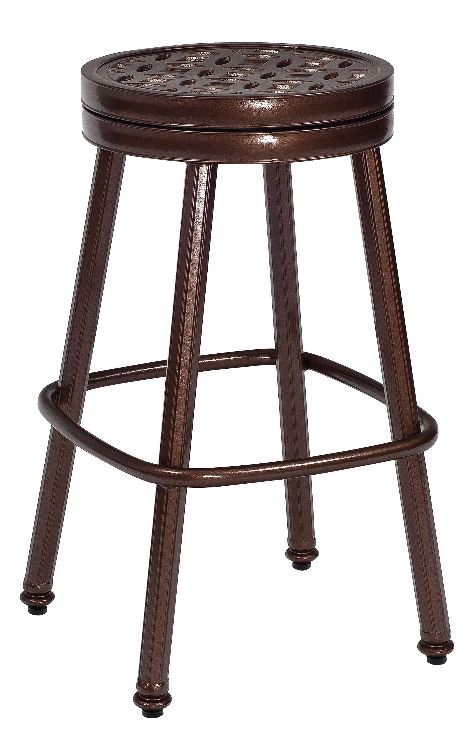 Casa Round Swivel Bar Stool By Woodard