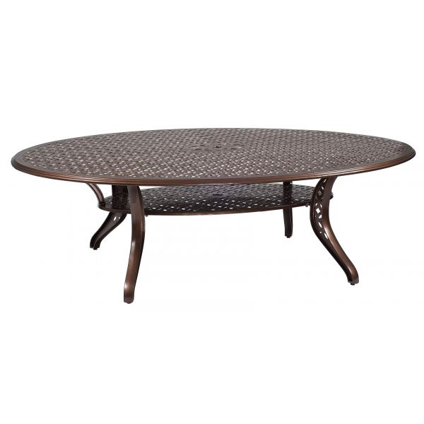 Casa Oval Dining Umbrella Table By Woodard