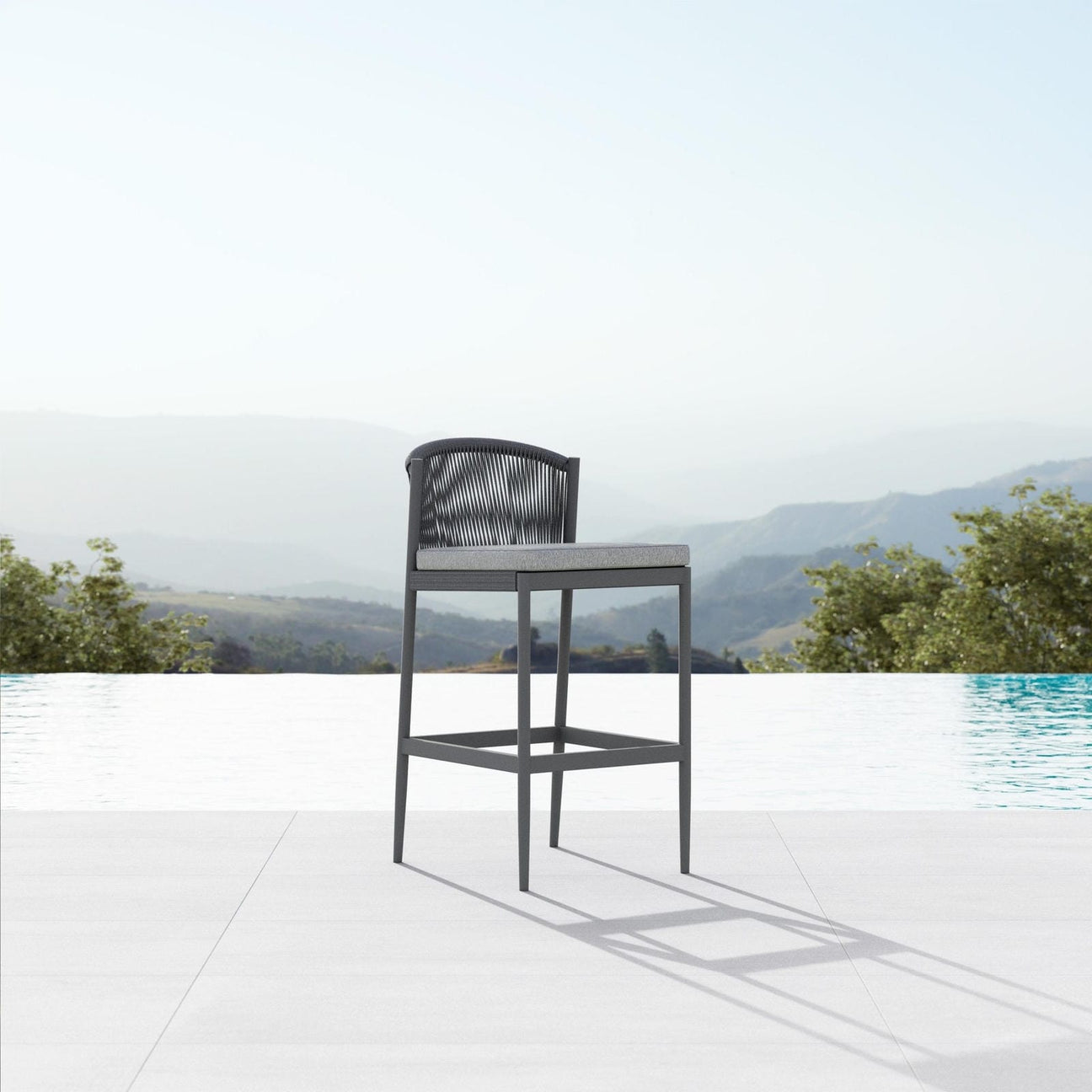 Catalina Bar Stool - Ash by Azurro Living