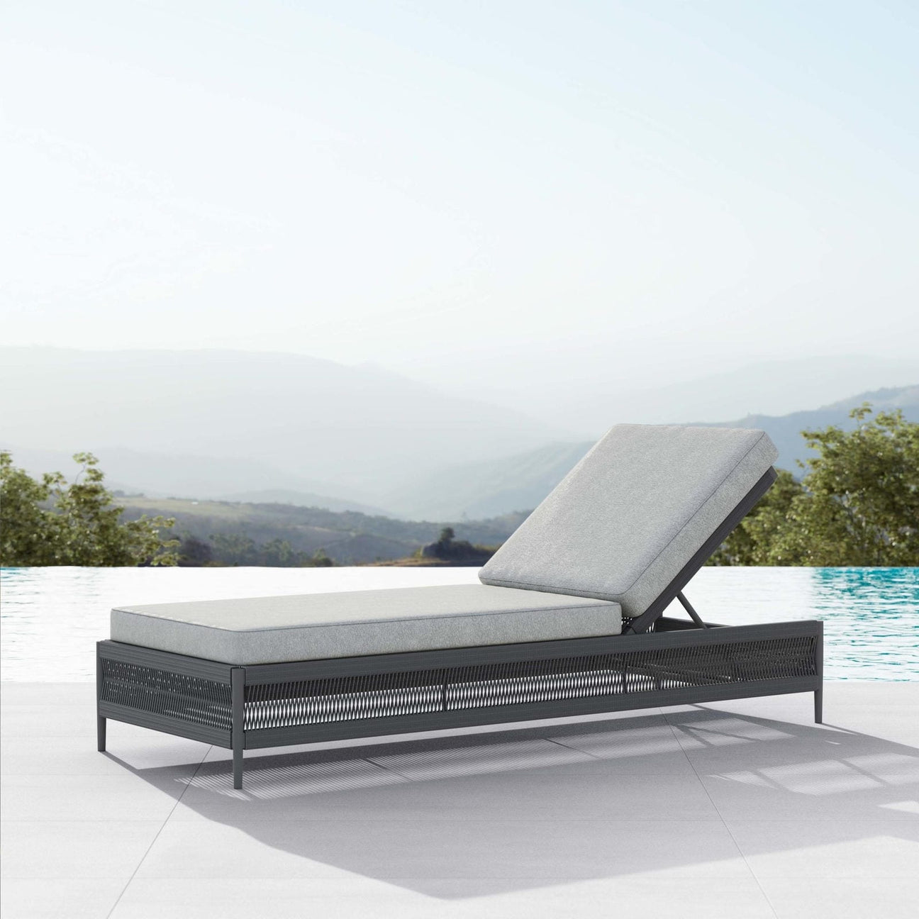 Catalina Chaise Lounge - Ash by Azurro Living