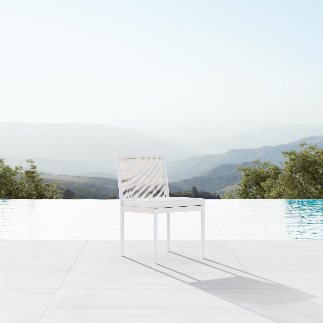 Catalina Armless Dining Chair - Sand by Azurro Living