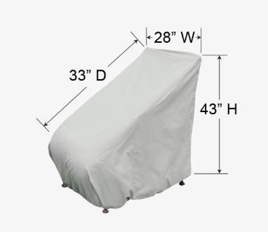 Counter Height Chair Protective Cover By Treasure Garden