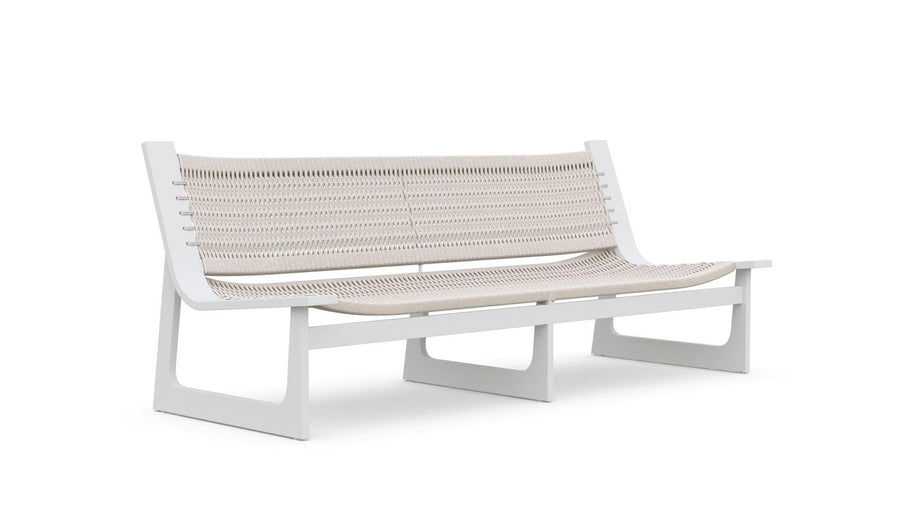 Cozumel 3 Seat Sofa - White by Azurro Living