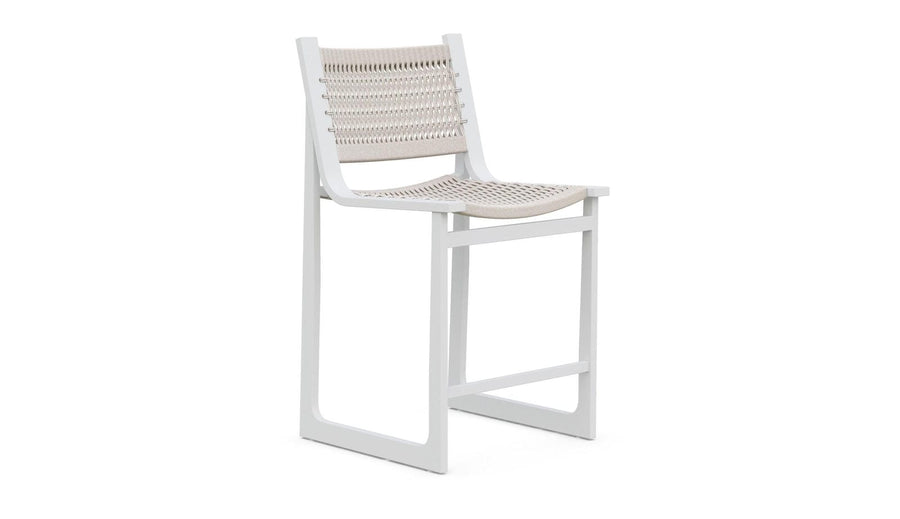 Cozumel Bar Stool - White by Azurro Living