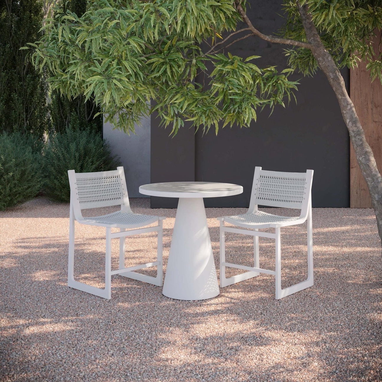 Cozumel Counter Stool - White by Azurro Living