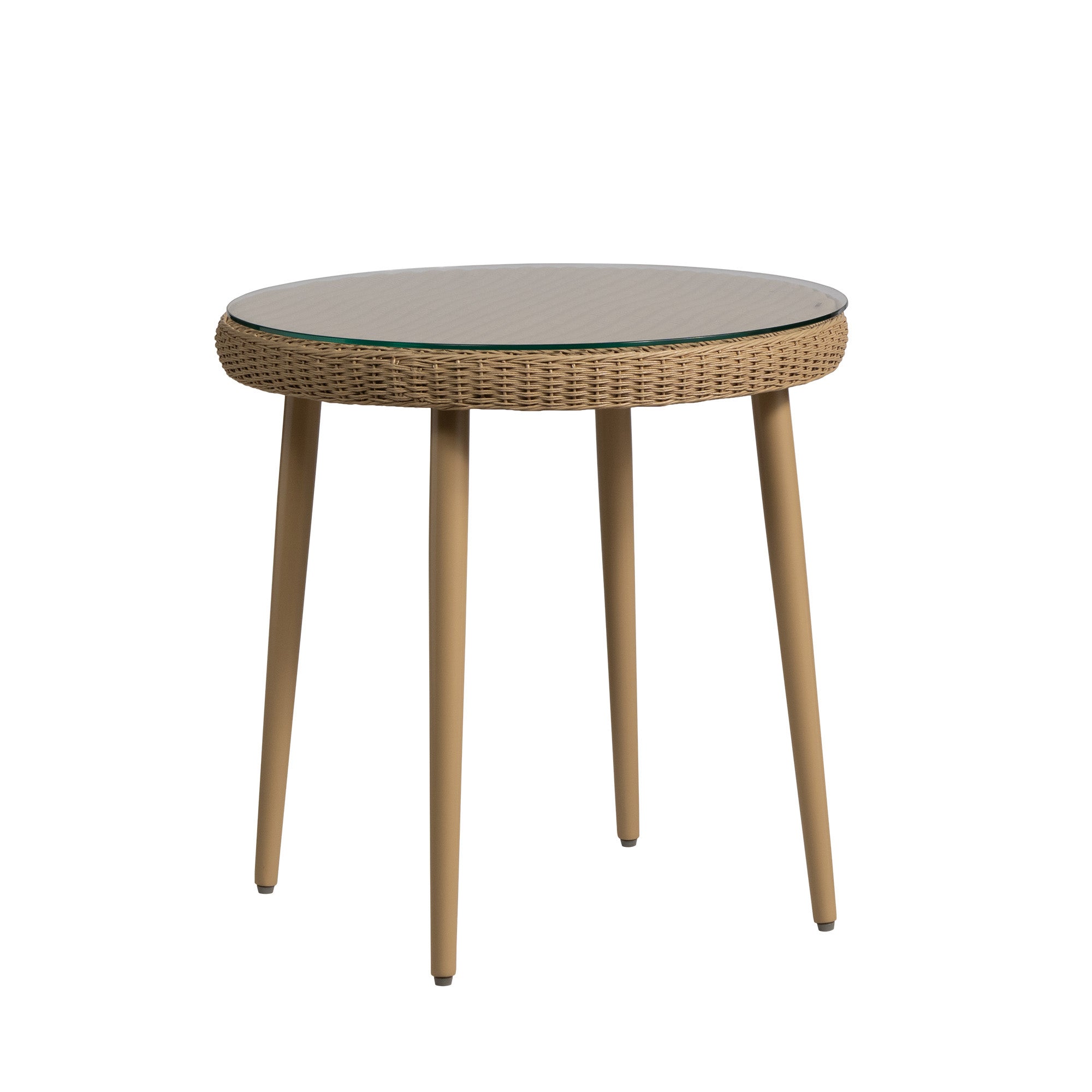 Cascade 22" Round End Table by Lloyd Flanders