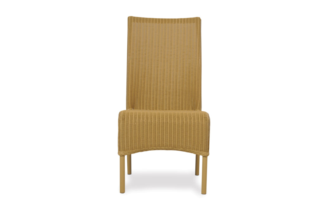 Loom High Back Armless Dining Chair By Lloyd Flanders