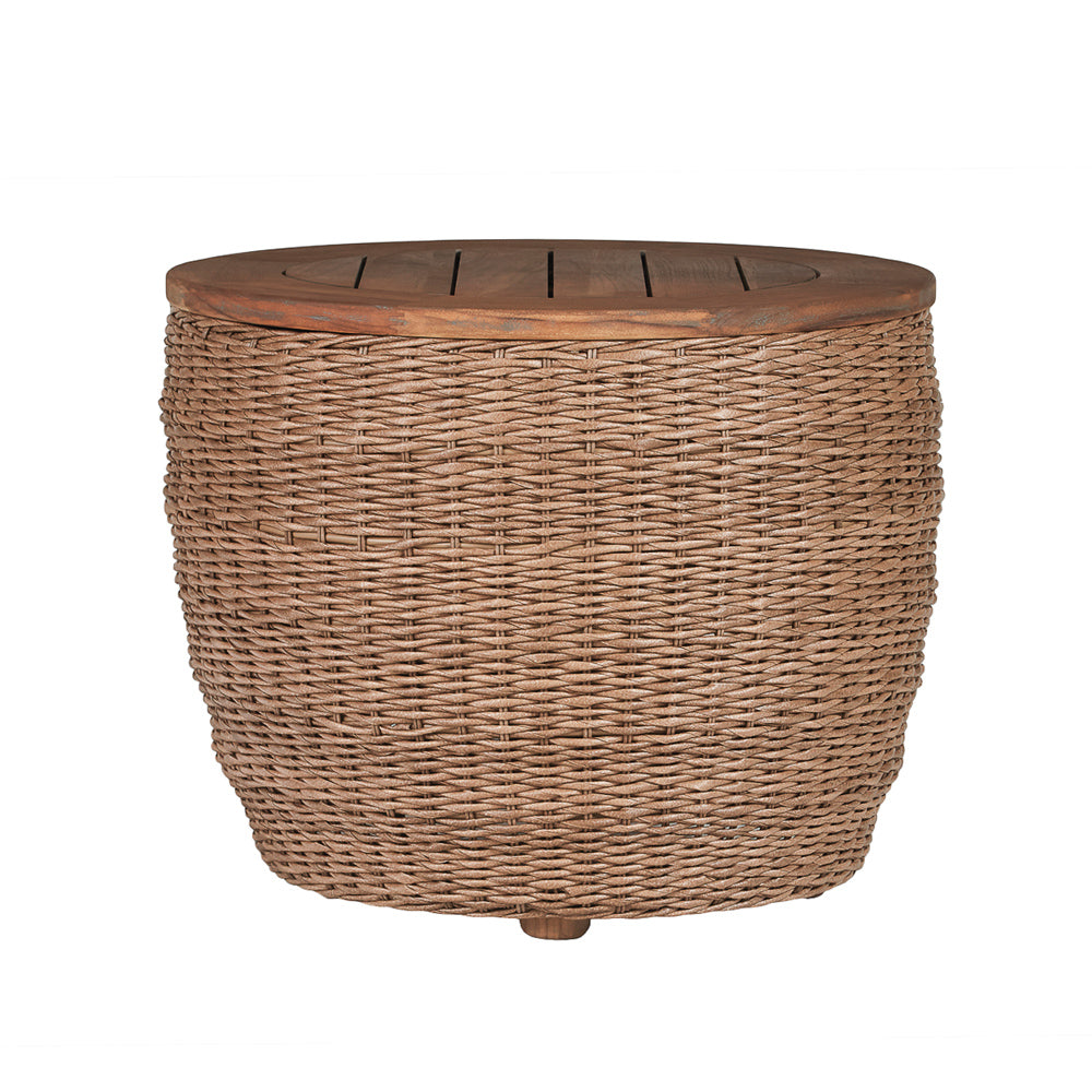 Tobago 24" Round Barrel End Table