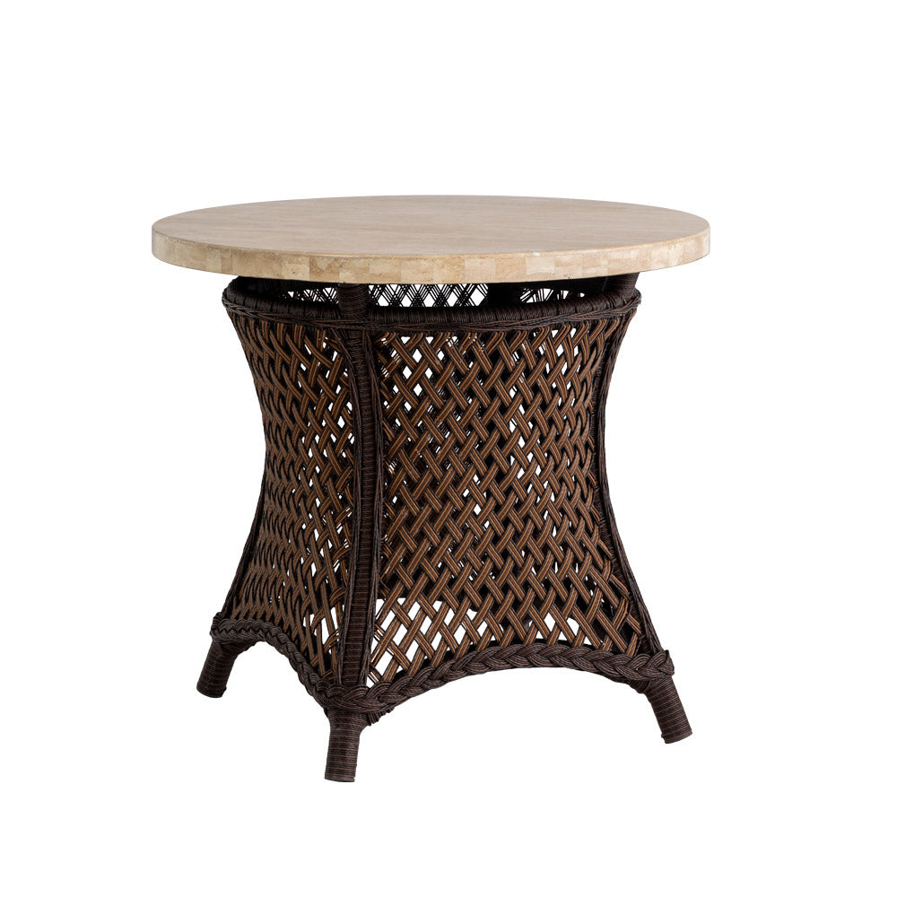 Grand Traverse 24" Round End Table by Lloyd Flanders