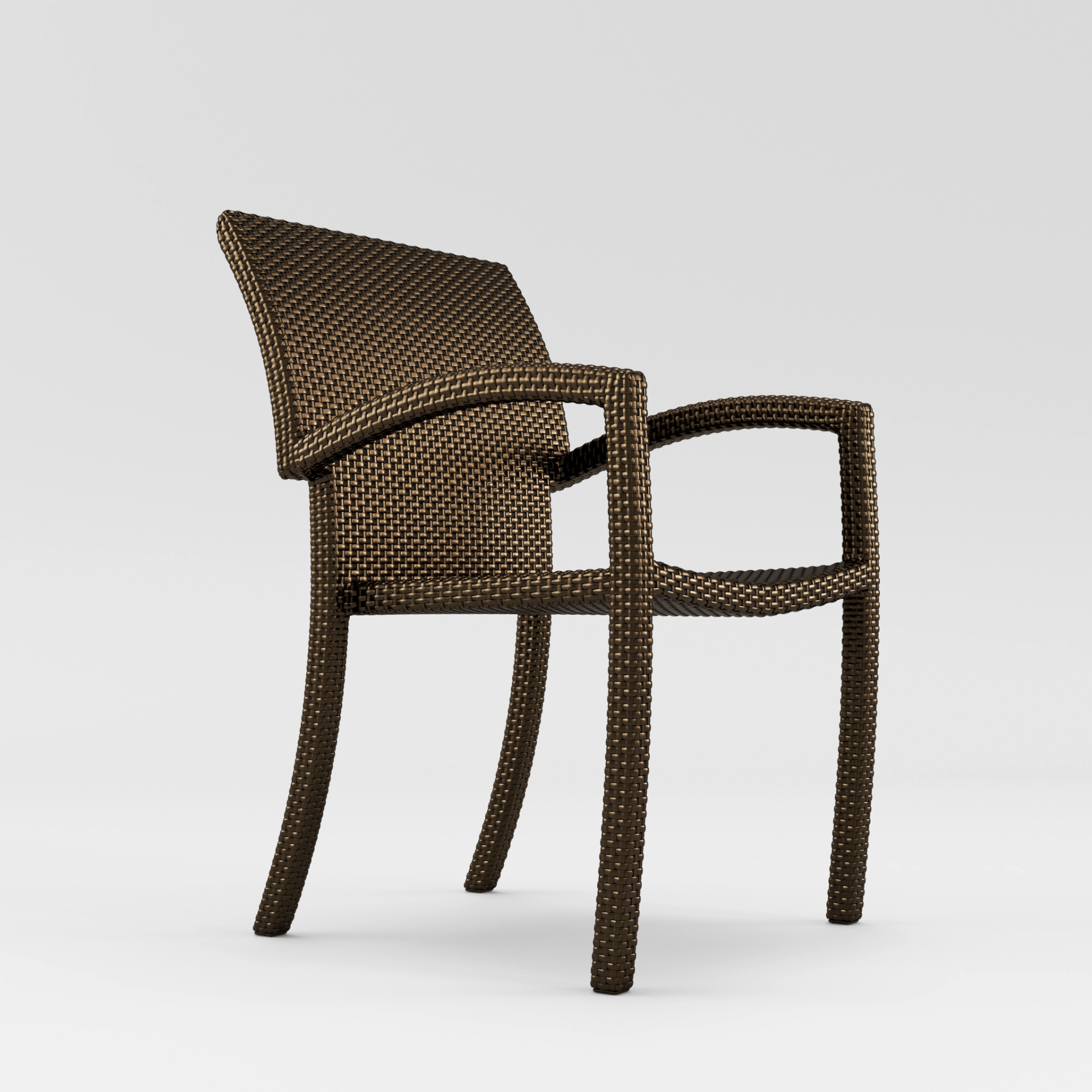 Fusion Stacking Arm Chair by Brown Jordan