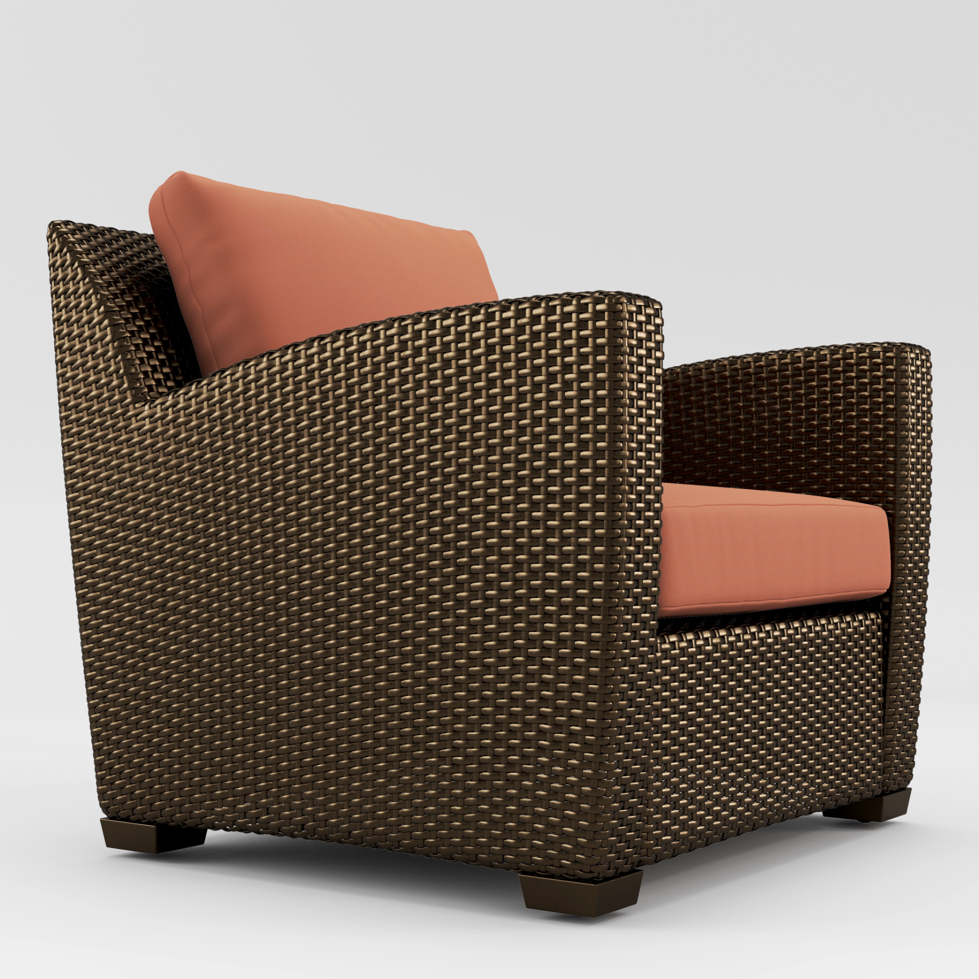 Fusion Club Chair - Pillow Back by Brown Jordan