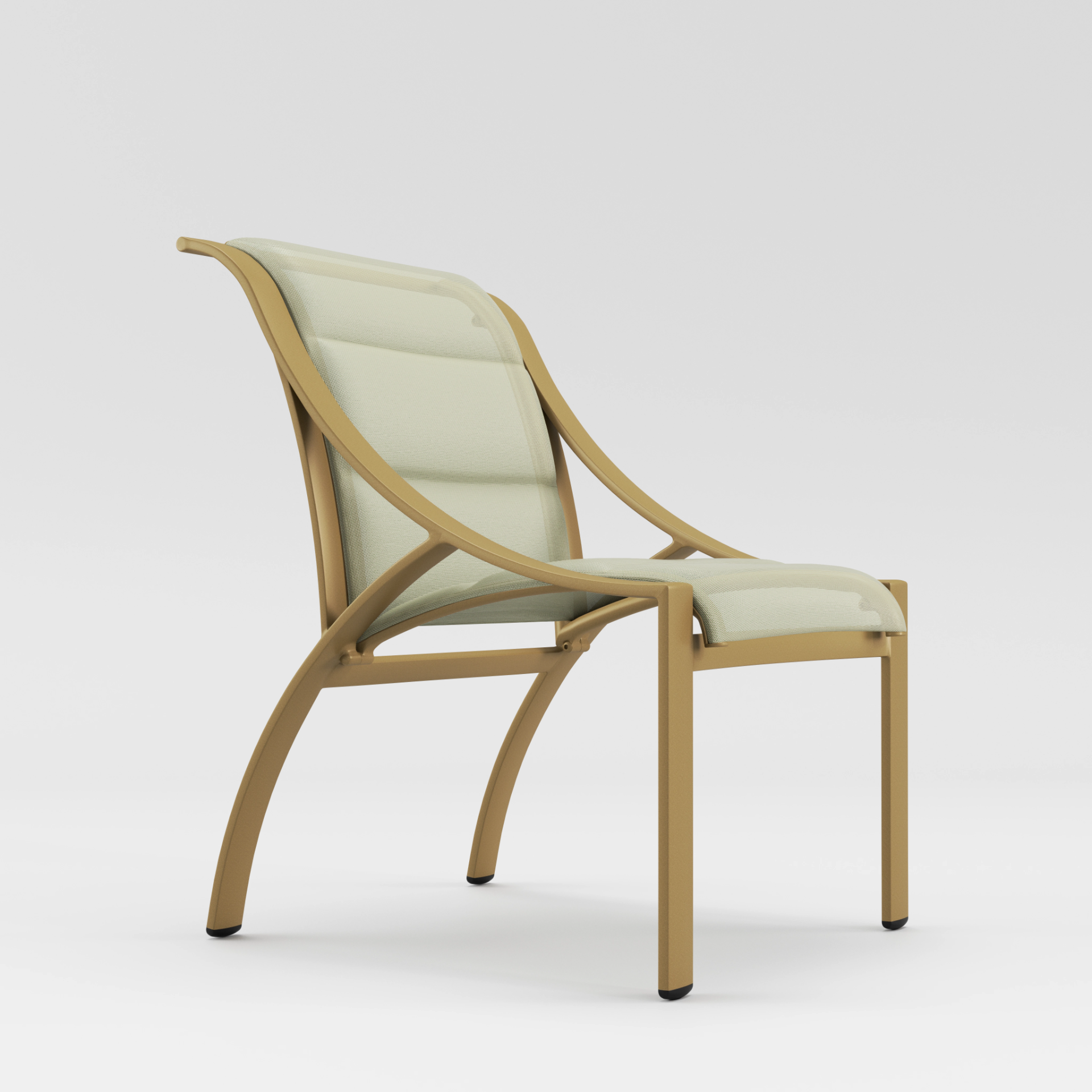 Pasadena Padded Sling Side Chair by Brown Jordan