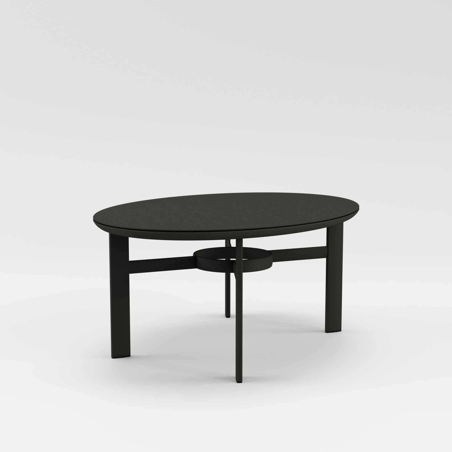 Parkway 30" X 42" Oval Coffee Table by Brown Jordan