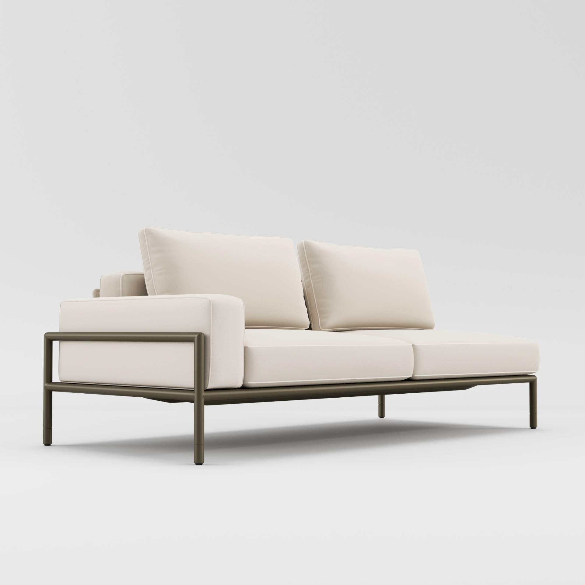 Moto Left Arm Loveseat Sectional by Brown Jordan