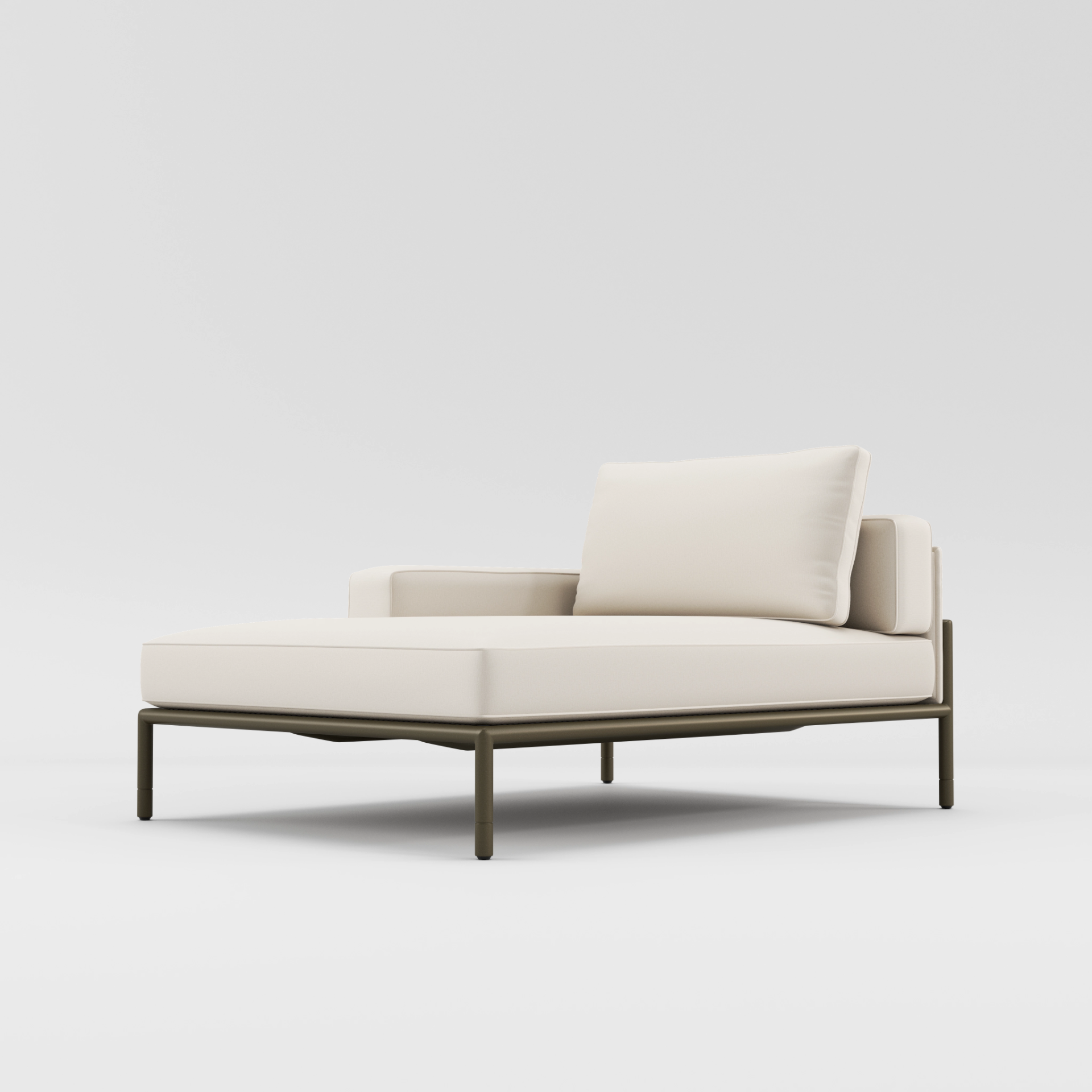 Moto Left Arm Daybed Sectional by Brown Jordan