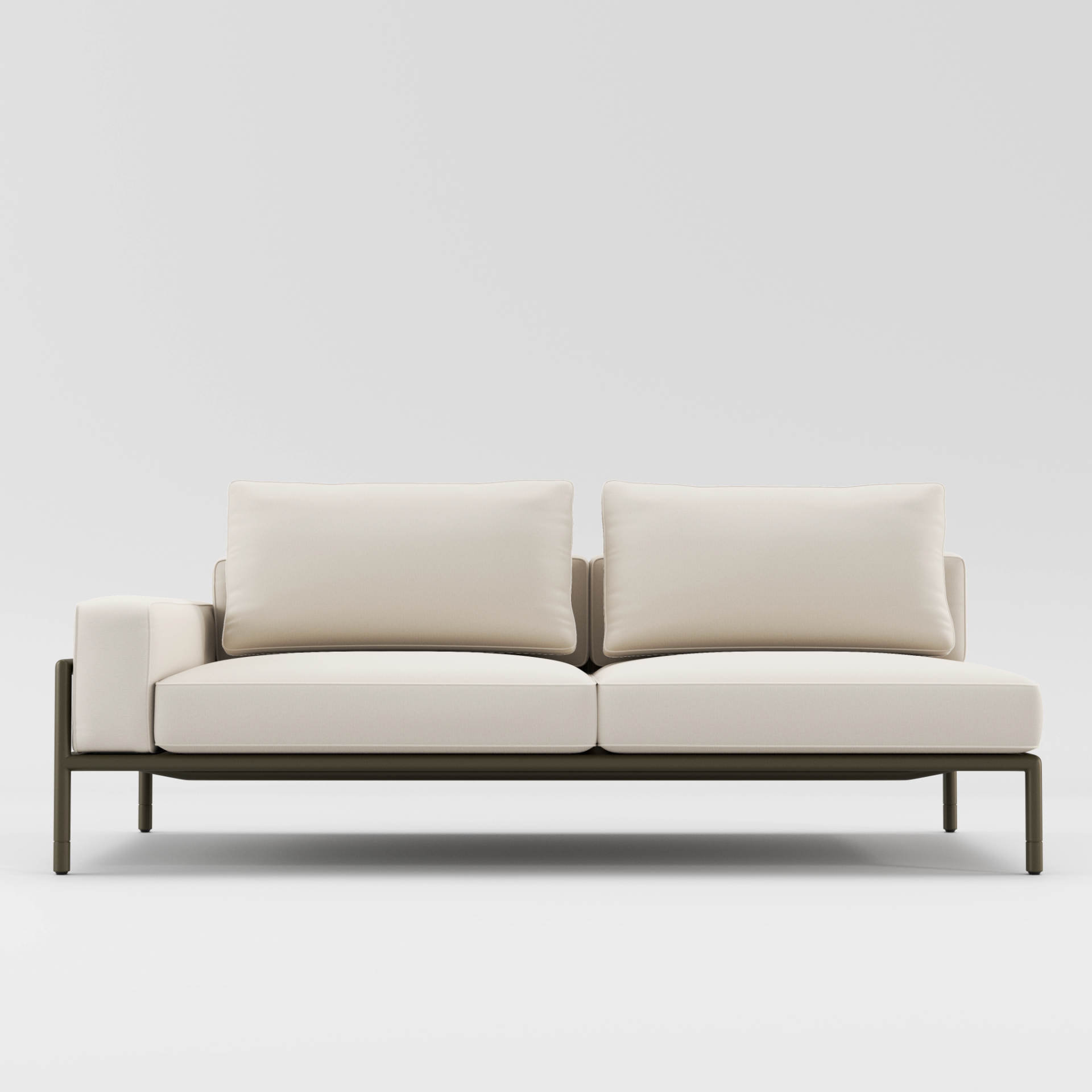 Moto Left Arm Loveseat Sectional by Brown Jordan