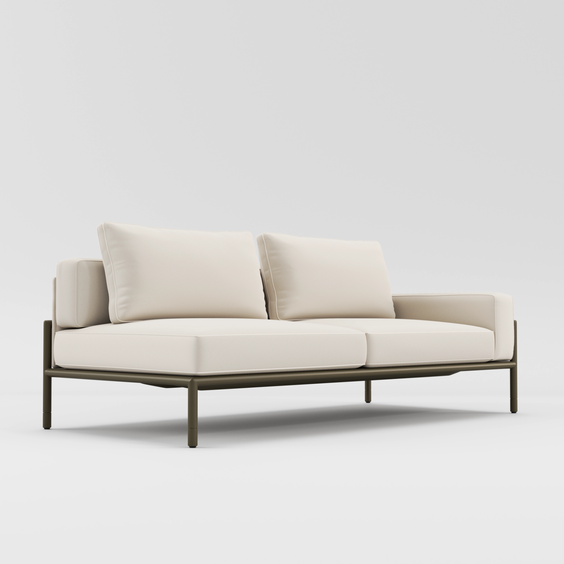 Moto Right Arm Loveseat Sectional by Brown Jordan