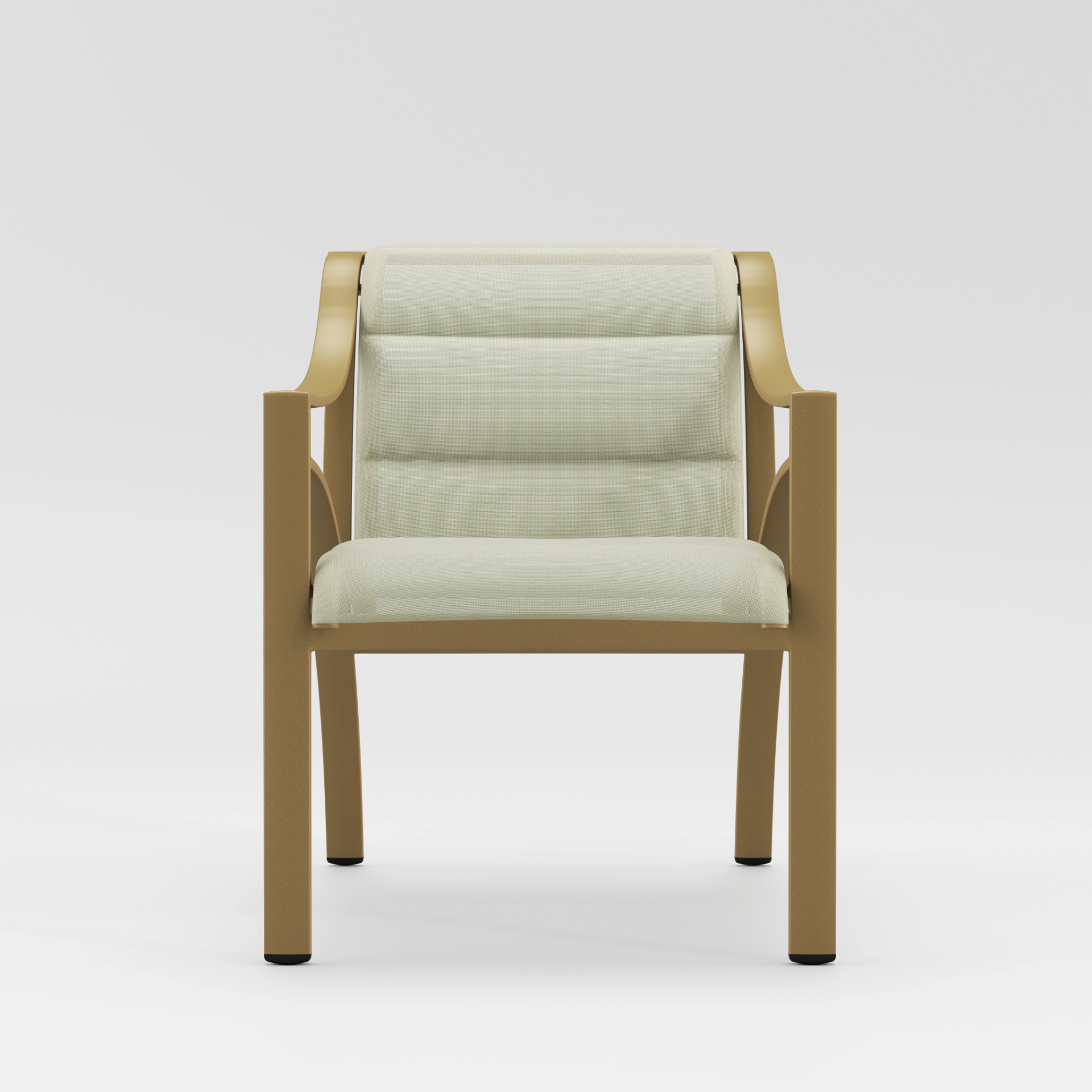 Pasadena Padded Sling Arm Chair by Brown Jordan