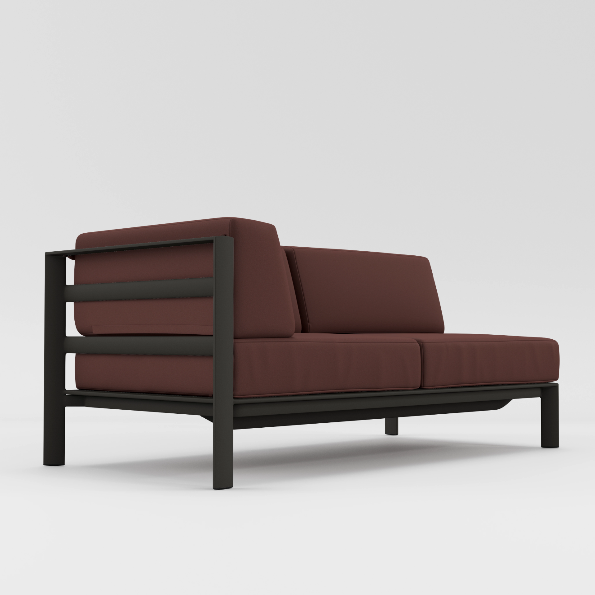 Parkway Modular Left Arm Loveseat by Brown Jordan