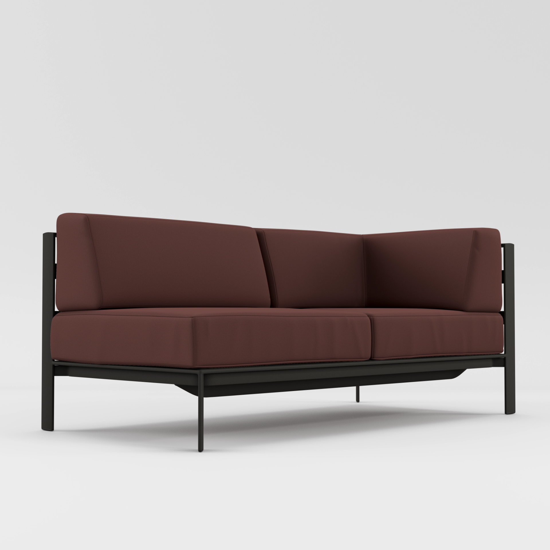 Parkway Modular Right Arm Loveseat by Brown Jordan