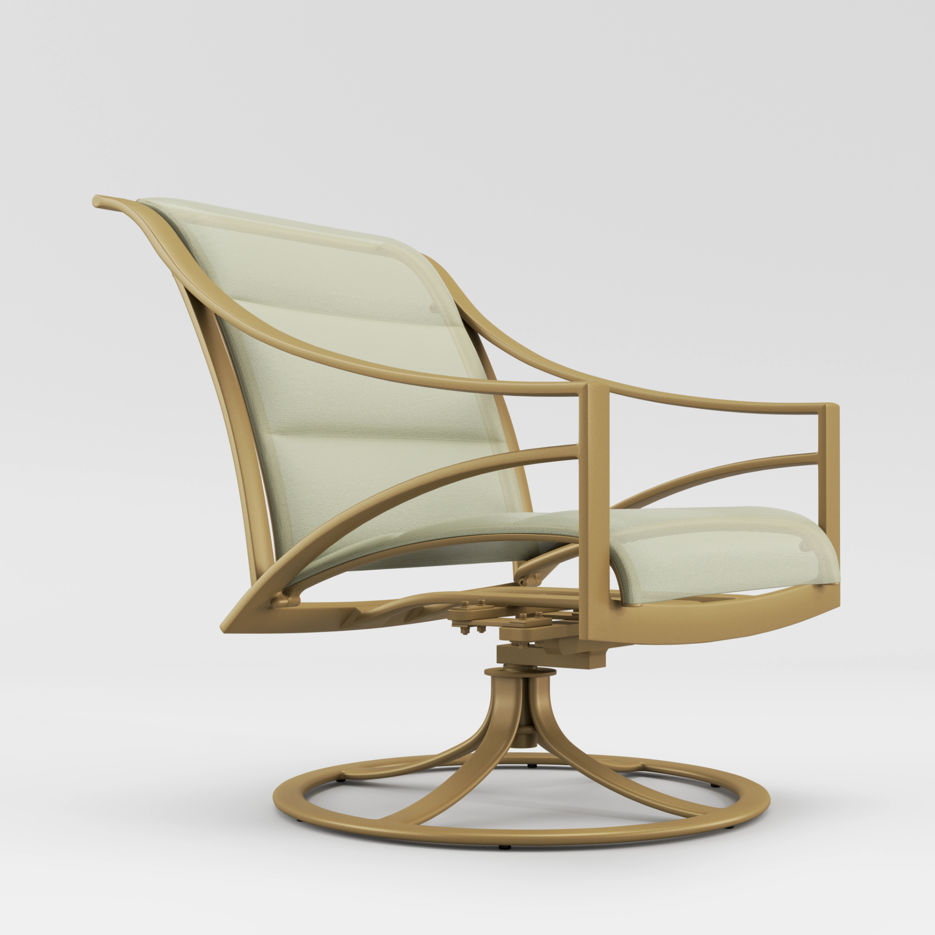 Pasadena Padded Sling Motion Lounge Chair by Brown Jordan