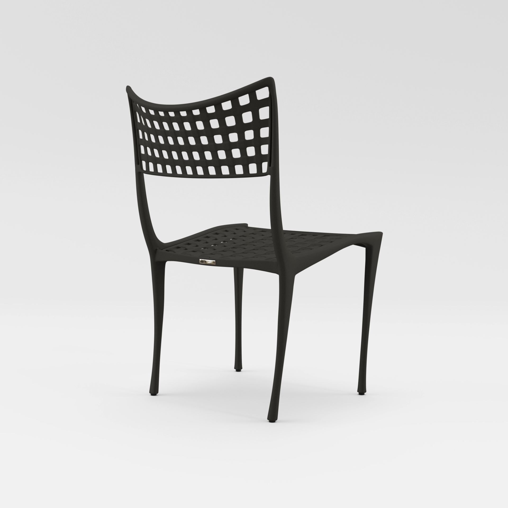Sol Y Luna Armless Dining Chair Without Cushion by Brown Jordan