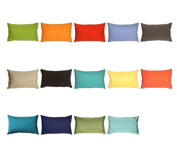 Sunbrella® Lumbar Pillow 20 x13"