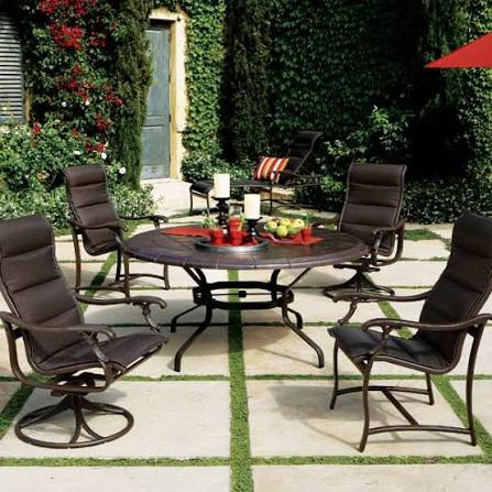 Montreux II High Back Dining Chair Replacement Padded Sling by Tropitone