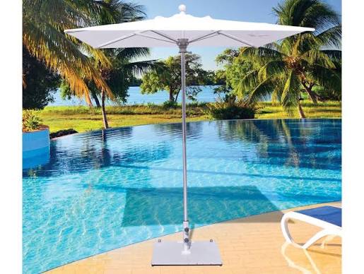 Trace Square 10' Manual Lift Umbrella by Tropitone