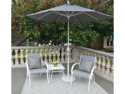 Portofino Octagon 9.5' Crank Lift Umbrella by Tropitone