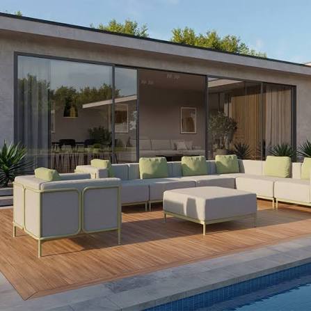 Duval Pit Sectional by Tropitone