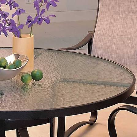 Acrylic 20" Round Tea Table by Tropitone