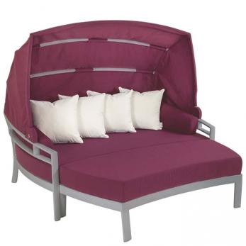 KOR Lounger with shade and ottoman