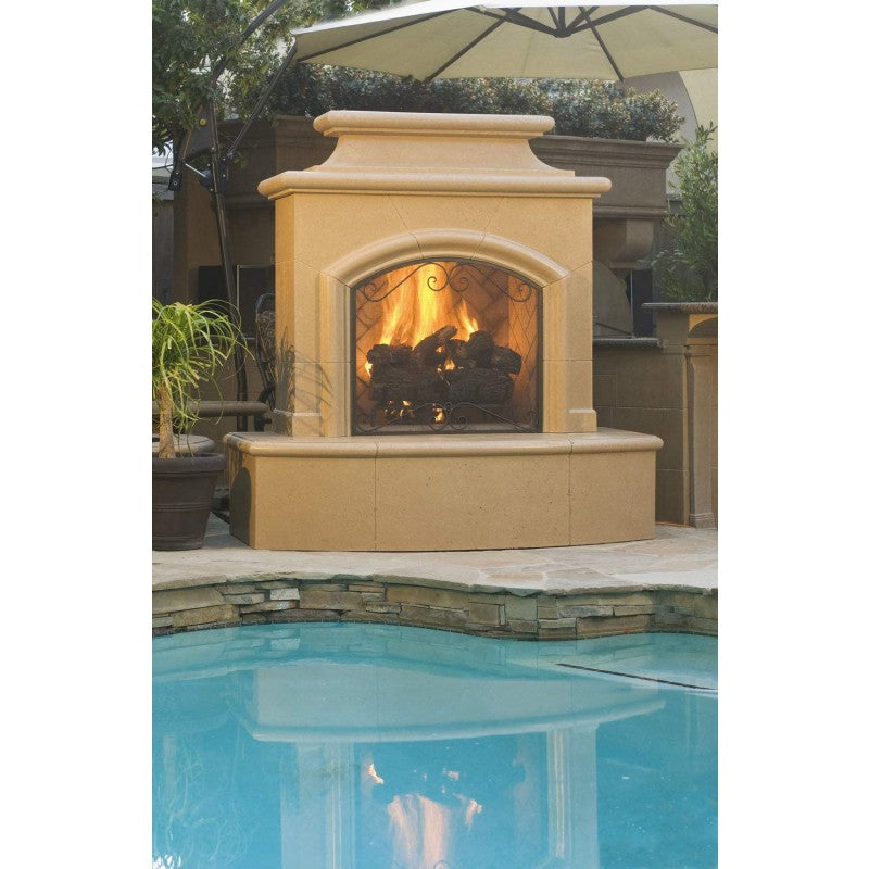 Mariposa Outdoor Gas Fireplace by American Fyre Designs