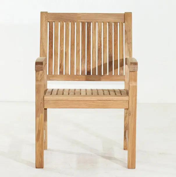 Marley Teak Dining Arm Chair By Classic Teak