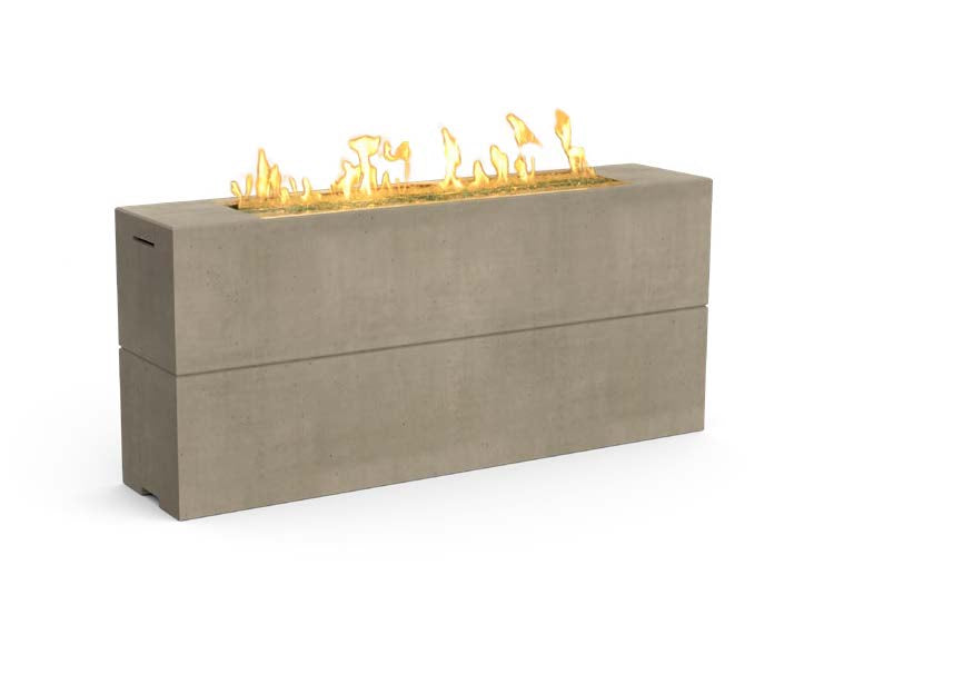 72" Milan Tall Linear Firetable by American Fyre Design