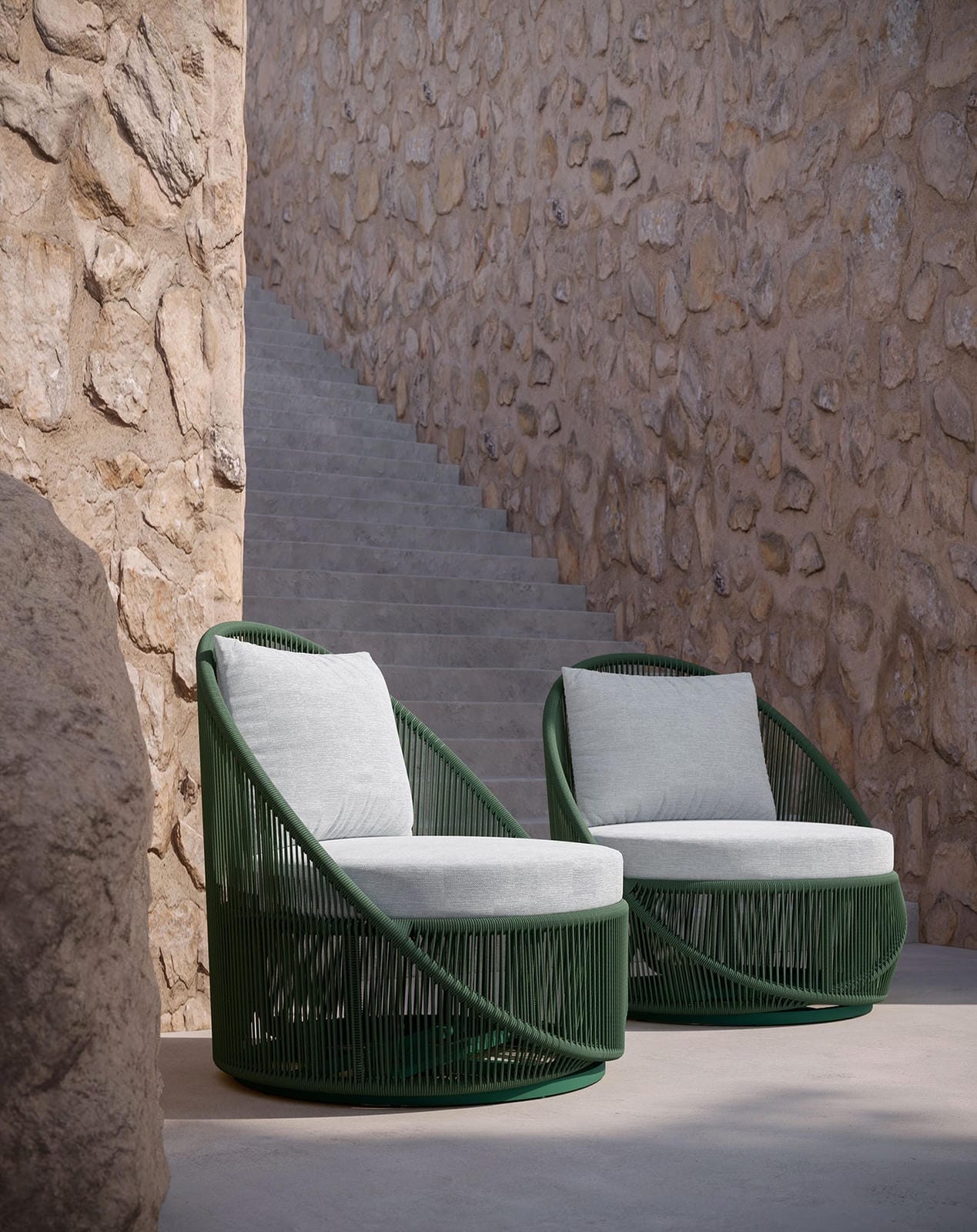 Olympus Swivel Club Chair by Azurro Living