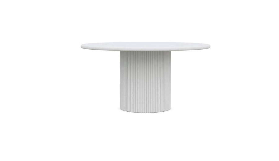 Palma 60" Dining Table - White by Azurro Living