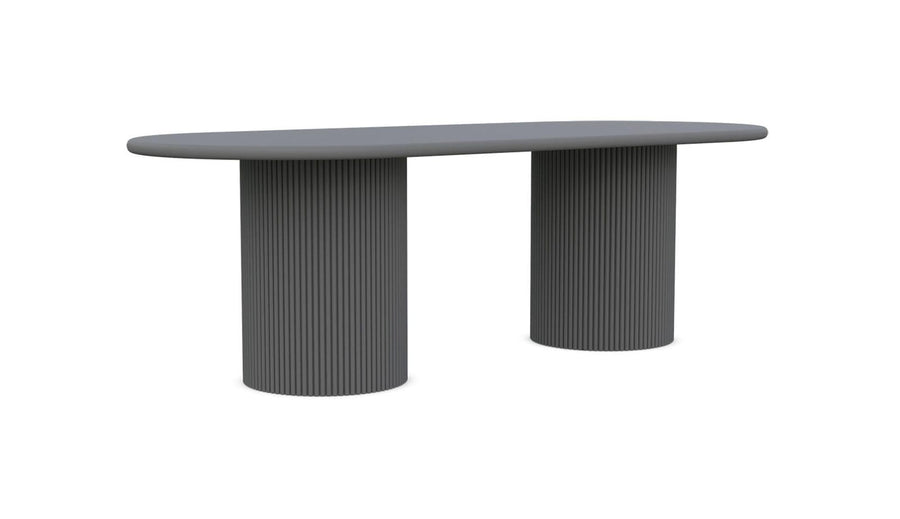 Palma 96" Dining Table - Charcoal by Azurro Living