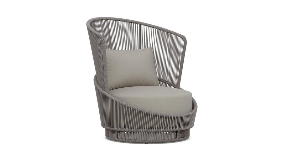 Palma Swivel Club Chair - Mocha by Azurro Living
