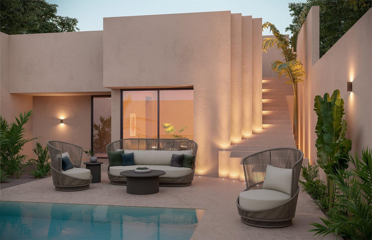 Palma 3 Seat Sofa - Mocha by Azurro Living